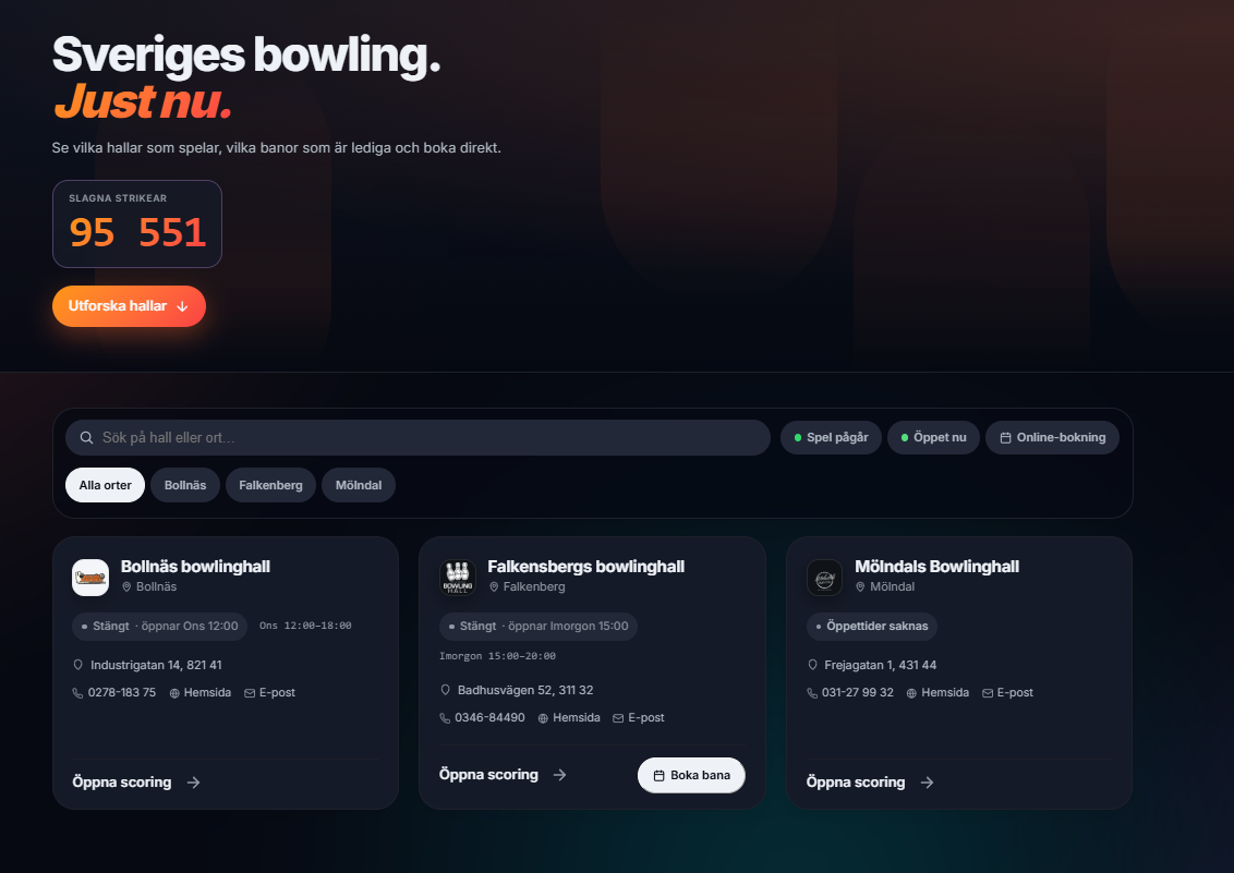 Online-scoring — följ spelet från soffan